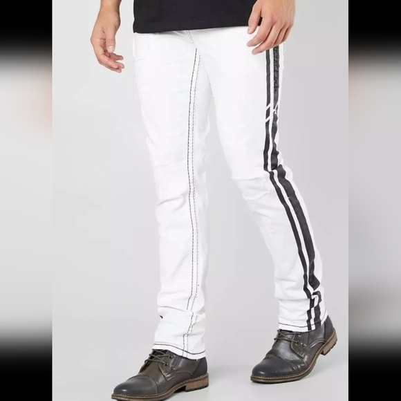 🆕️Rock Revival Barrett Alt-Straight Racer Jeans. Men's Size: W38x34L - Picture 9 of 14